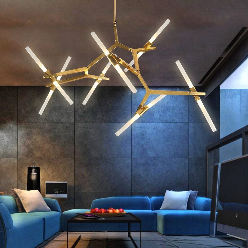 Arisha modern roterbar pendellampa, 2 färger