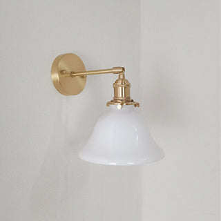 Brady Retro Design Vägglampa Inomhus Metall/Glas Grön/Vit Sovrum