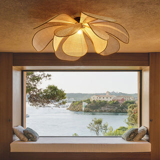 Ritta Design Blomma Metall Rotting LED Pendellampa Sovrum Vardagsrum Matsal