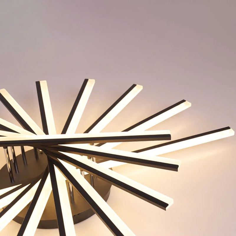 Arisha Linear Flush Mount Ceiling Light, 4 Colour