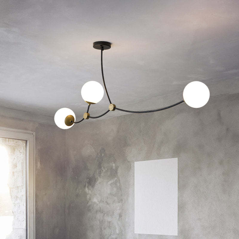 Valentina minimalistisk elegant unik grenlysekrone til stuen