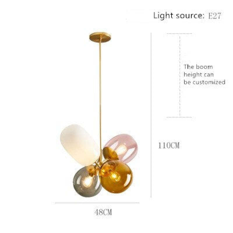 Valentina Colorful Balloon Glass Creative Pendant Light
