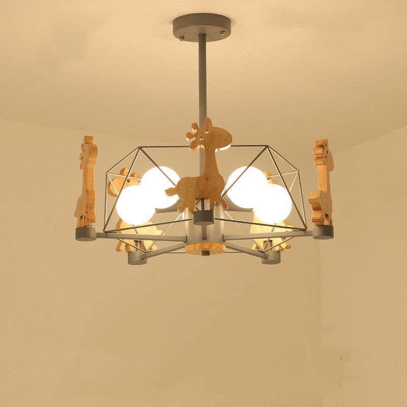 Arisha LED-loftlampe med giraffer