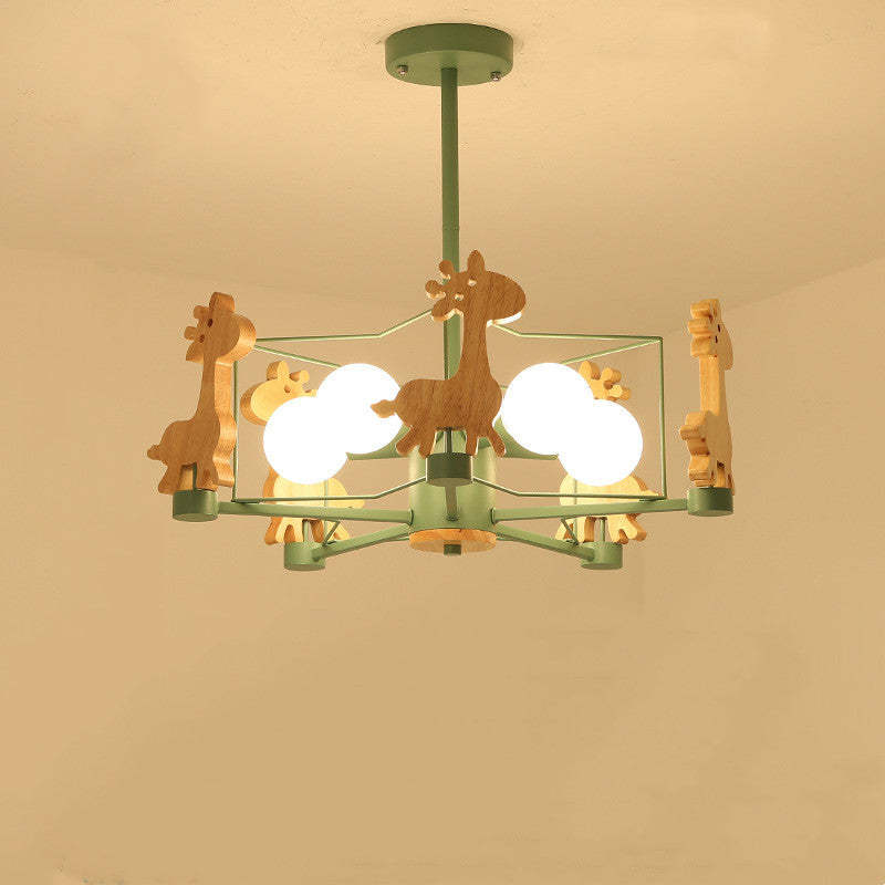 Arisha LED-loftlampe med giraffer