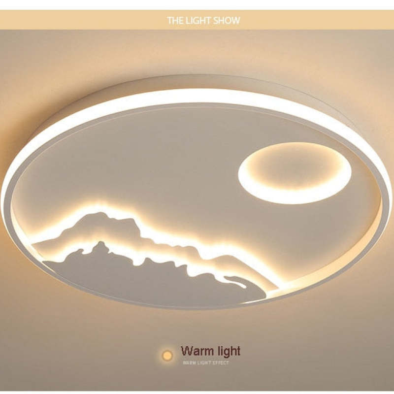 Arisha Mountain View Flush Mount Ceiling Light