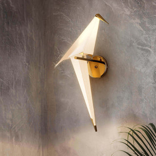 Clifford Modern Design LED Vägglampa Fågel Vardagsrum Metall/Akryl