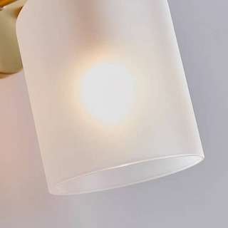 Meza Modern Vägglampa Med Dubbla Huvuden 4 Färger Mässing Glas Vardagsrum/Sovrum/Kök