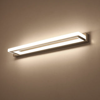 Leigh Snygga LED Lång Rektangulär Vägglampa Minimalistisk Metall Vit Sovrum/Vardagsrum/Badrum
