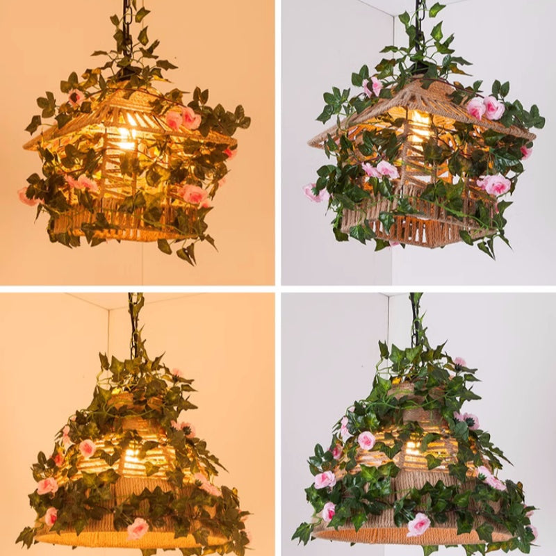 Arisha retro LED-pendellampa – restaurang/sovrum
