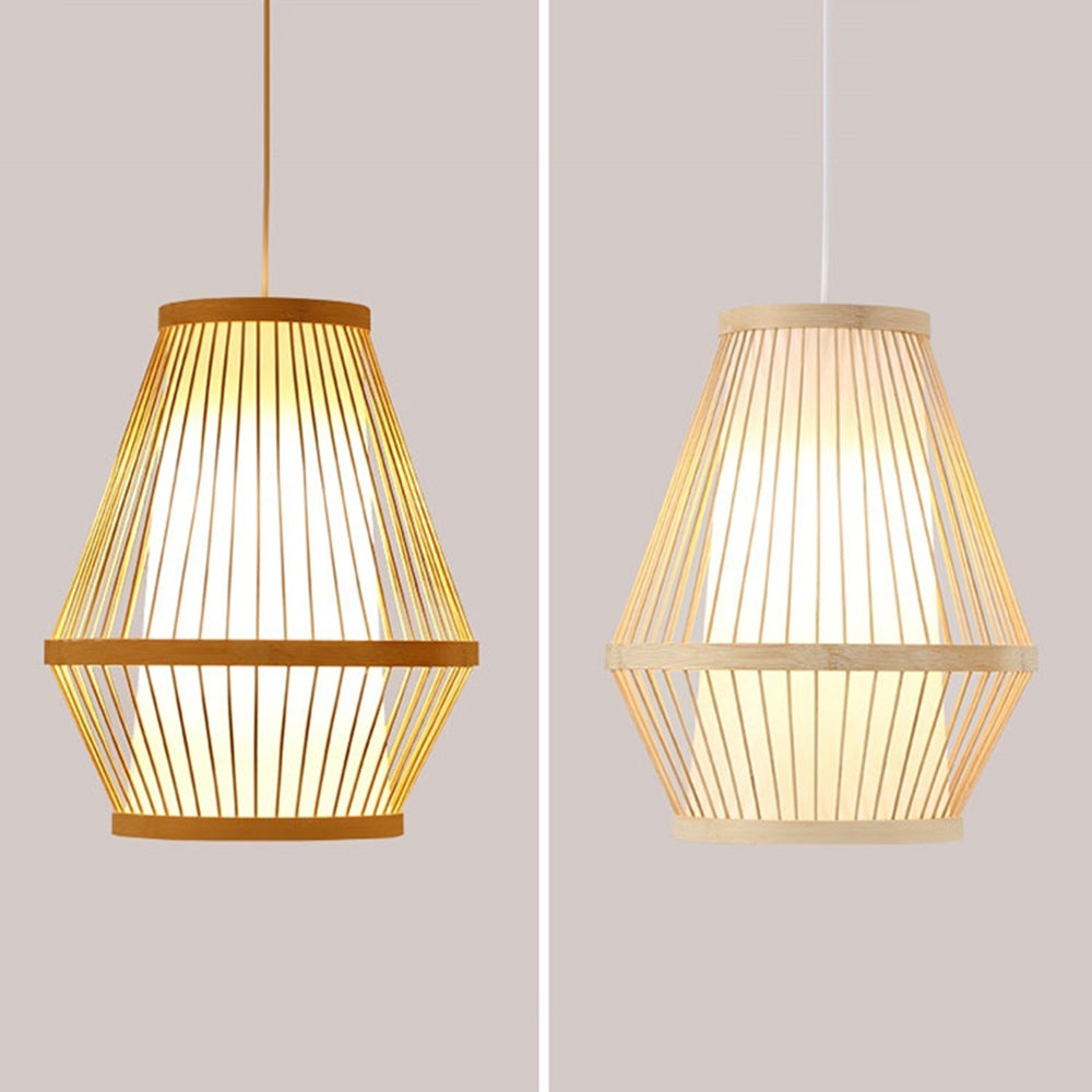 Muto Rattan Handmade Woven Bamboo Vintage Pendant Light