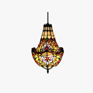 Eryn Vintage Konstdekor Metall/Glas Pendellampor, Färgglad