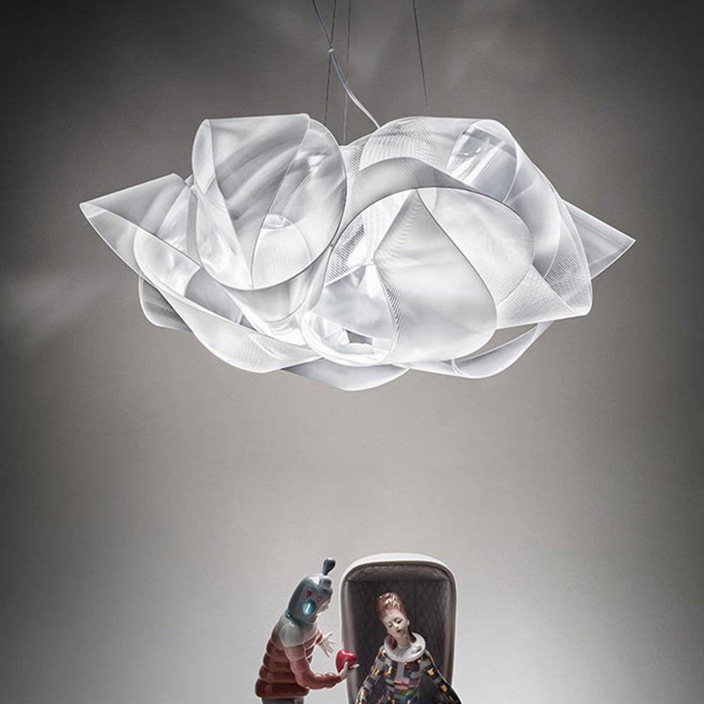 Arisha art déco-blomformad taklampa, vardagsrum/konstgalleri