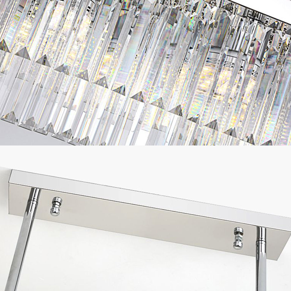 Kristy moderne art deco-LED-pendel, krystal/metal