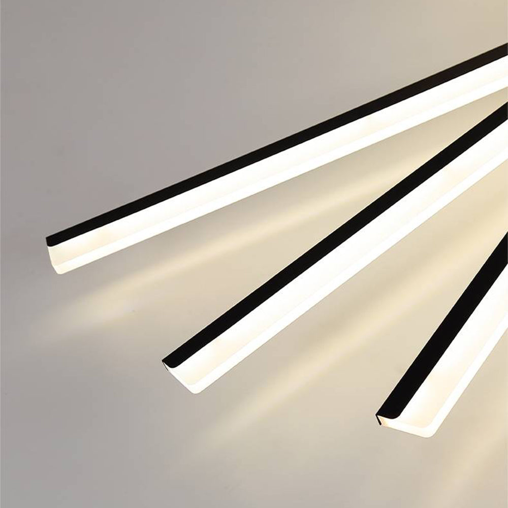 Arisha Linear Flush Mount Ceiling Light, 4 Colour