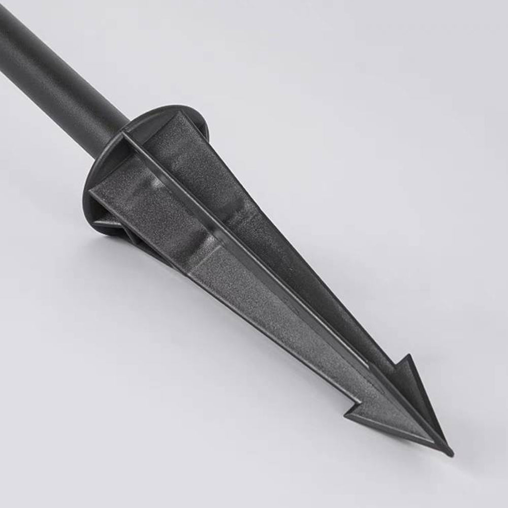 Ray modern elflugeformad utomhusdekoration med flera lamphållare och stolpbelysning i metall