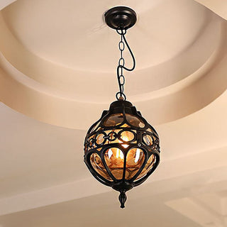 Alessio Vintage Boll Metall LED Pendellampa Vardagsrum Sovrum