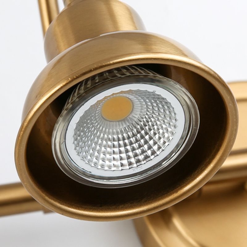 Tiffany vintagevägglampa för sminkbord med rund båge, guld, sovrum
