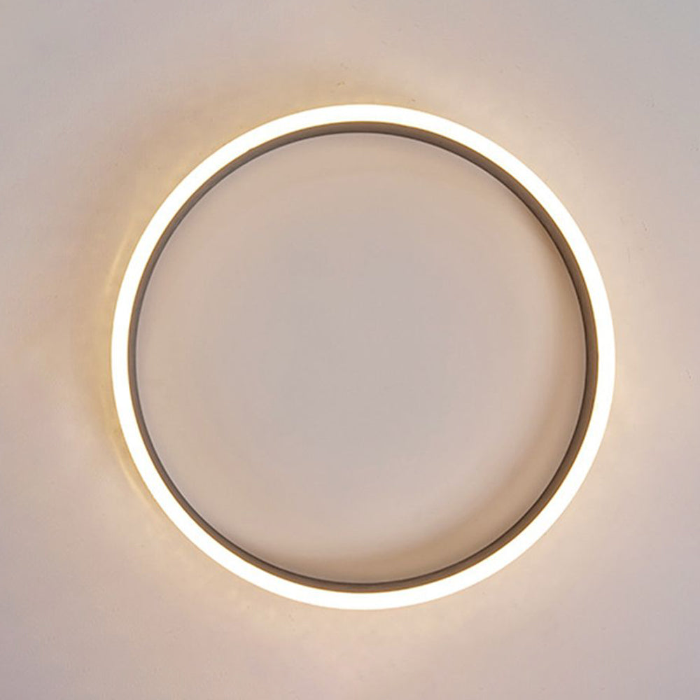Arisha moderni rengasmetallinen plafondi, hopea