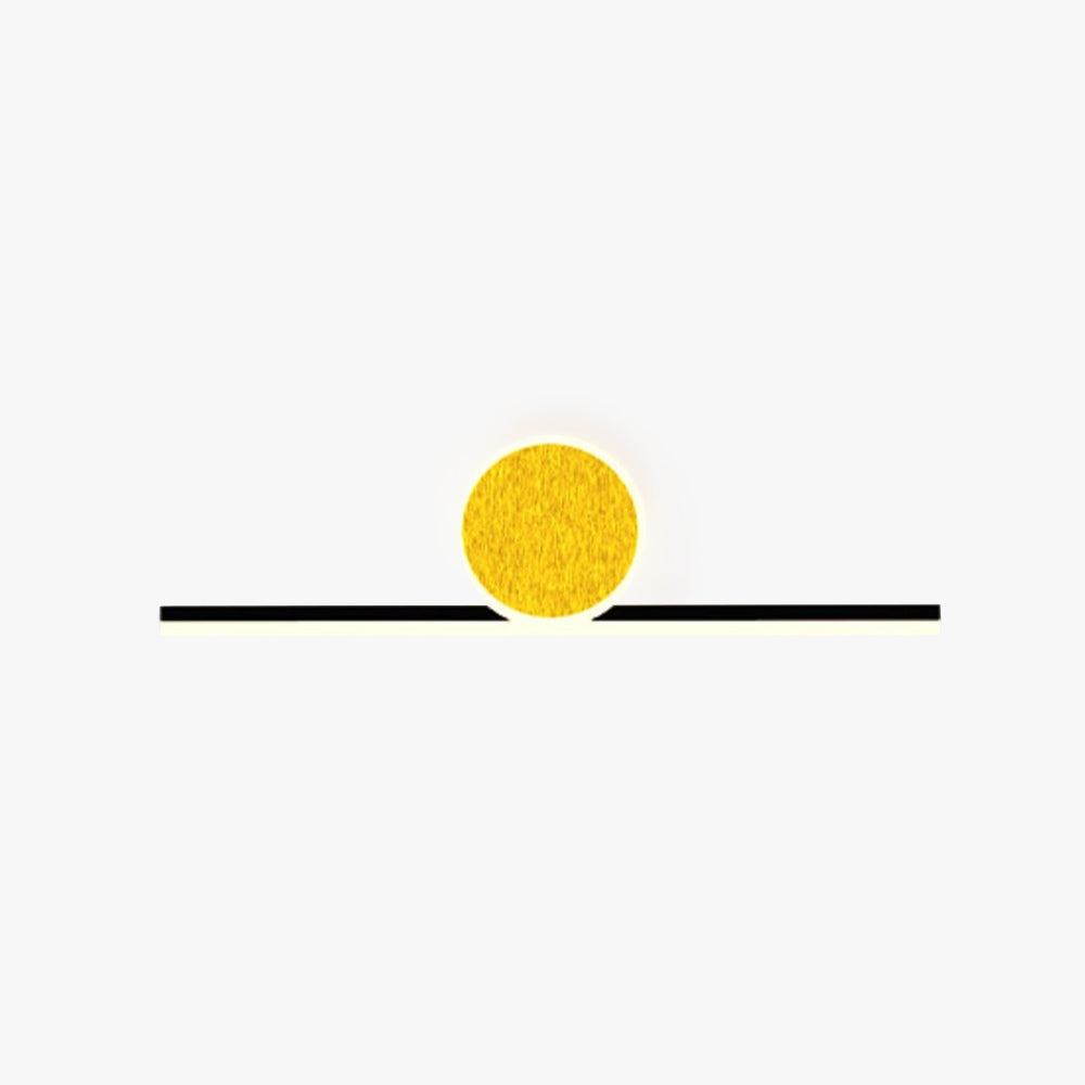 Arisha Modern Simple Circular Line Gold Wall Lamp