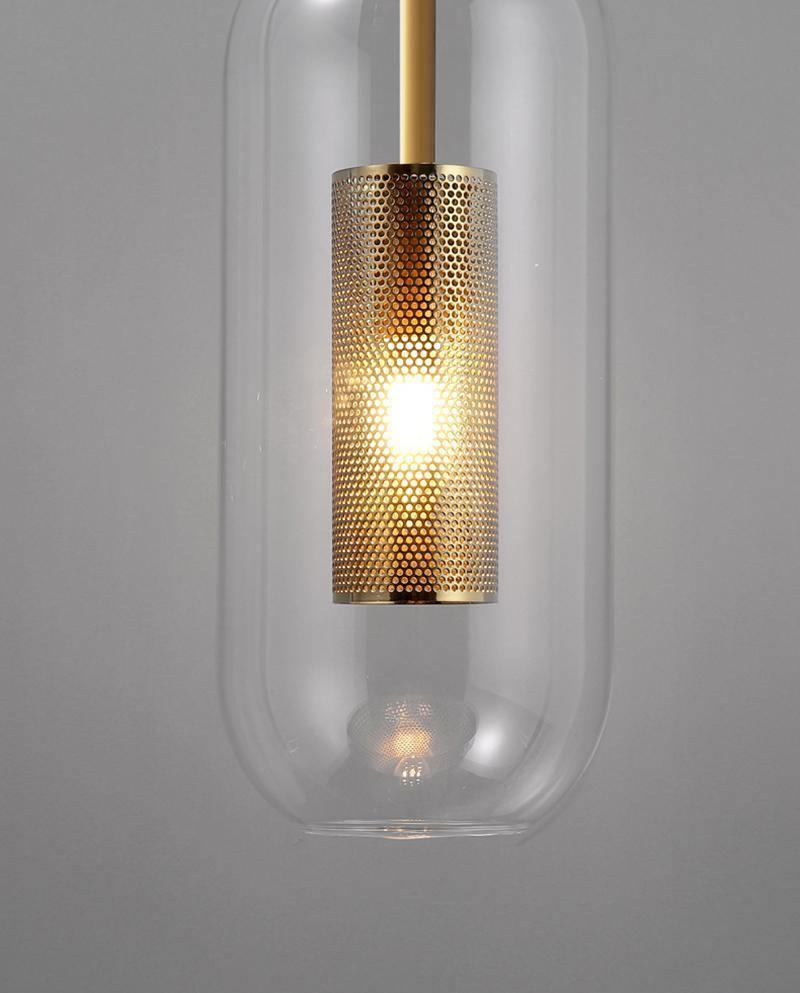 Dae moderne minimalistisk væglampe i glas