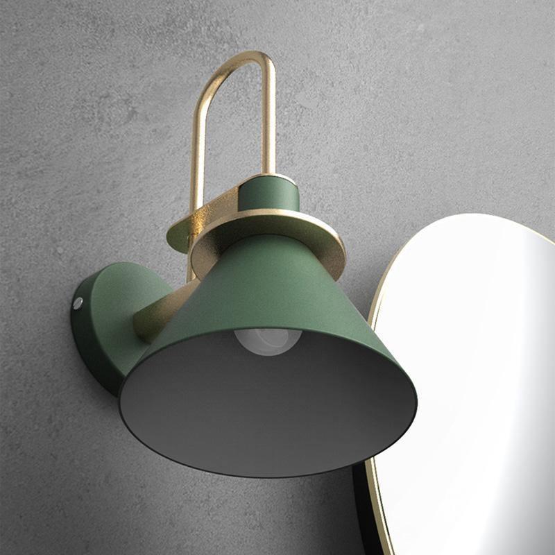 Solerine minimalistisk vägglampa i svart och guld