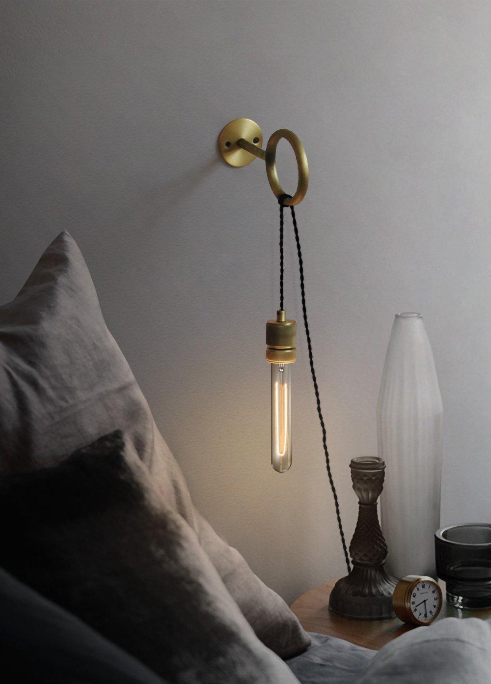 Candeeiro de parede de vidro minimalista elegante Evmaror