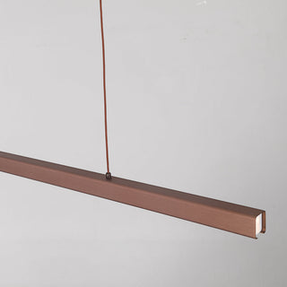 Edge Modern Design Linjär Metall LED Pendellampa Matsal