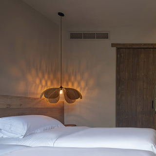 Ritta Design Blomma Metall Rotting LED Pendellampa Sovrum Vardagsrum Matsal