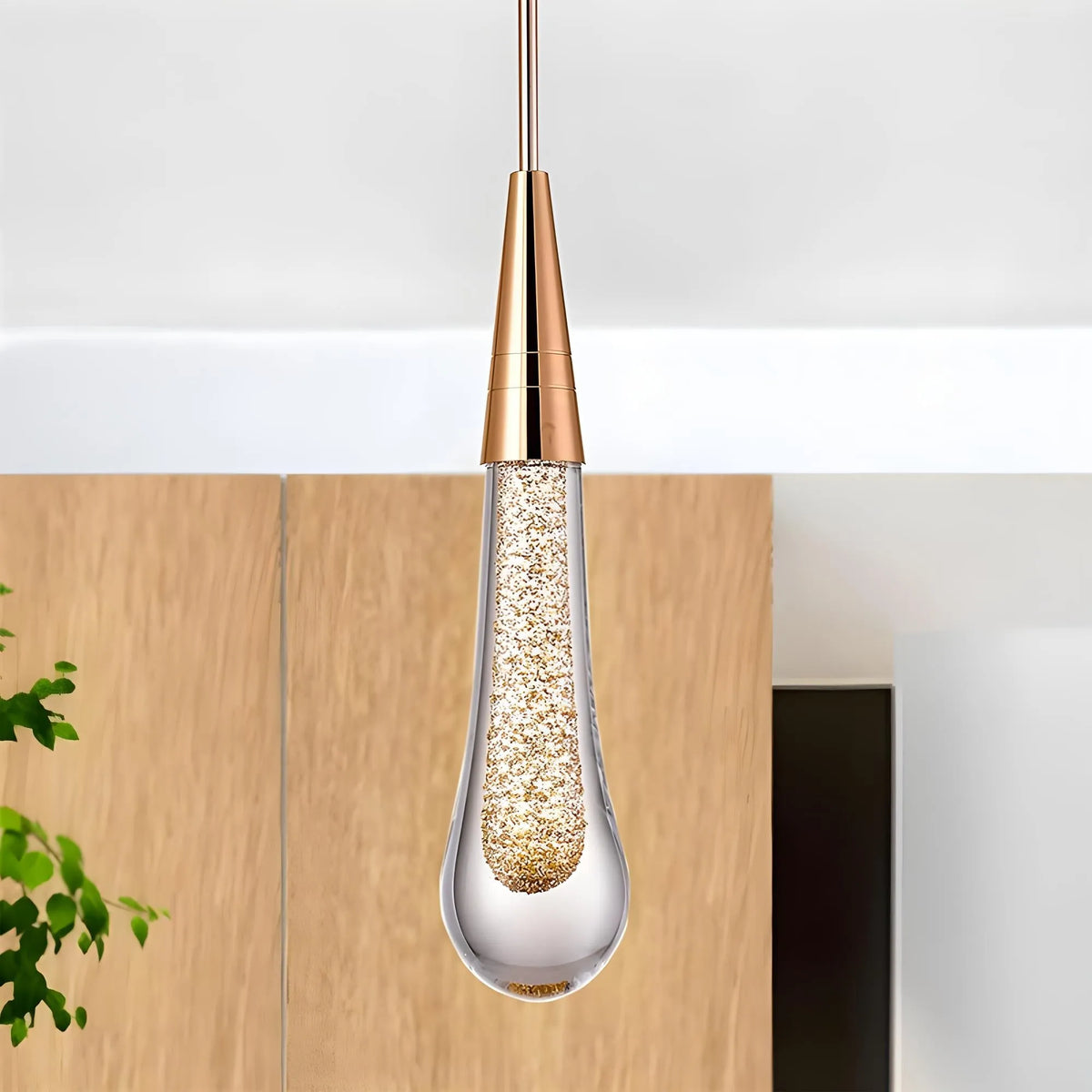 Orlith Pendant Light Gold Crystal