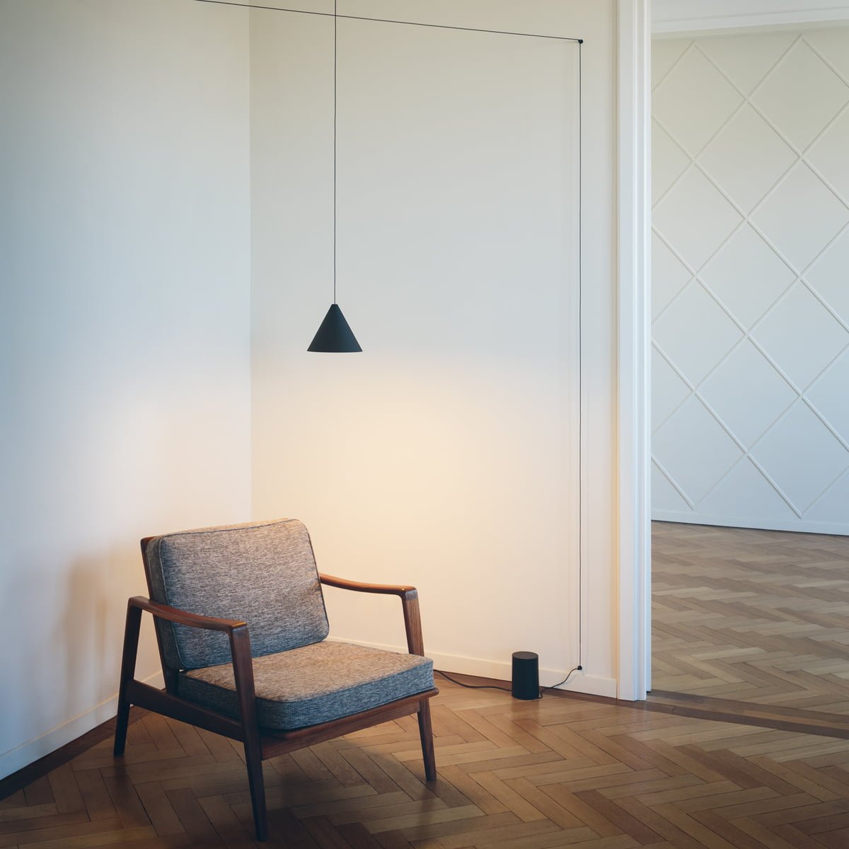 Fio minimalistisk pendellampa i plast
