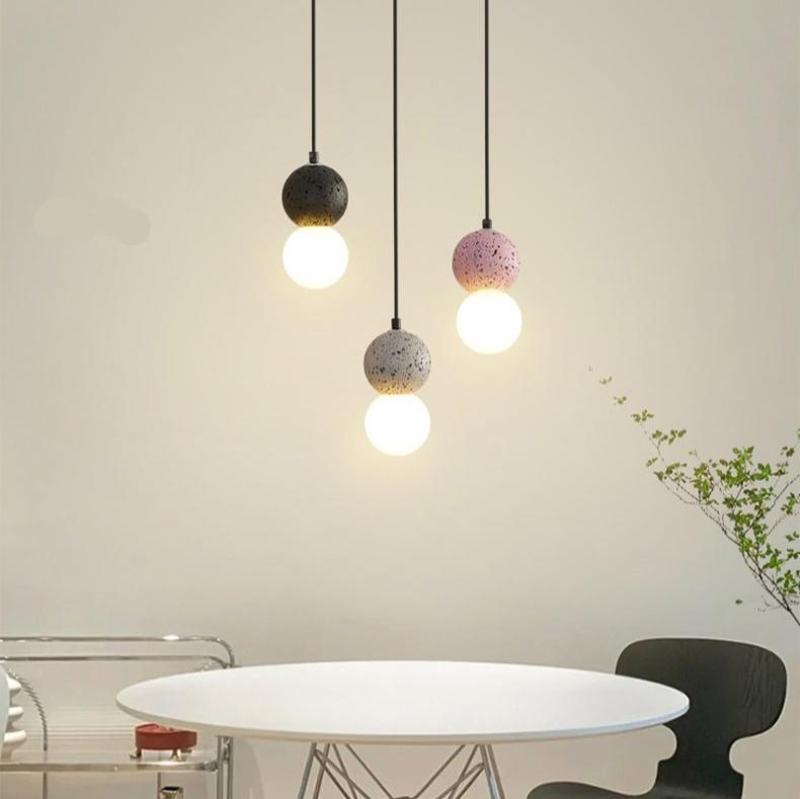 Orynth Pendant Light Travertine Modern