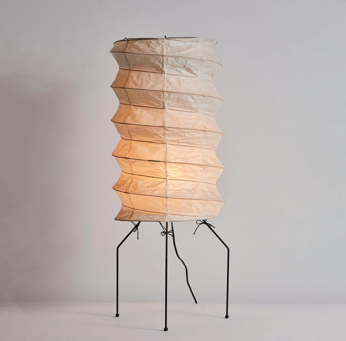 Candeeiro de pé minimalista em papel de arroz Felrn