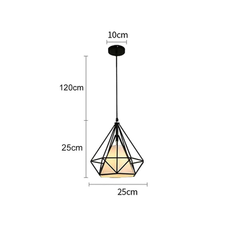 Arisha industriel kegleformet moderne pendellampe med varmt lys