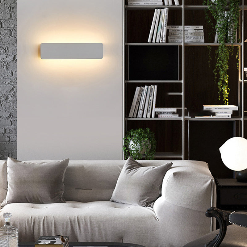 Arisha LED-vägglampa i metall för inomhusbruk, vridbar, vit