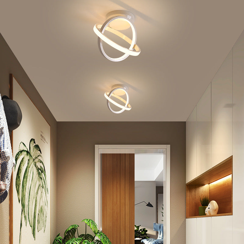 Arisha Modern Globe Ceiling Lamp LED Corridor Decorative Lamp