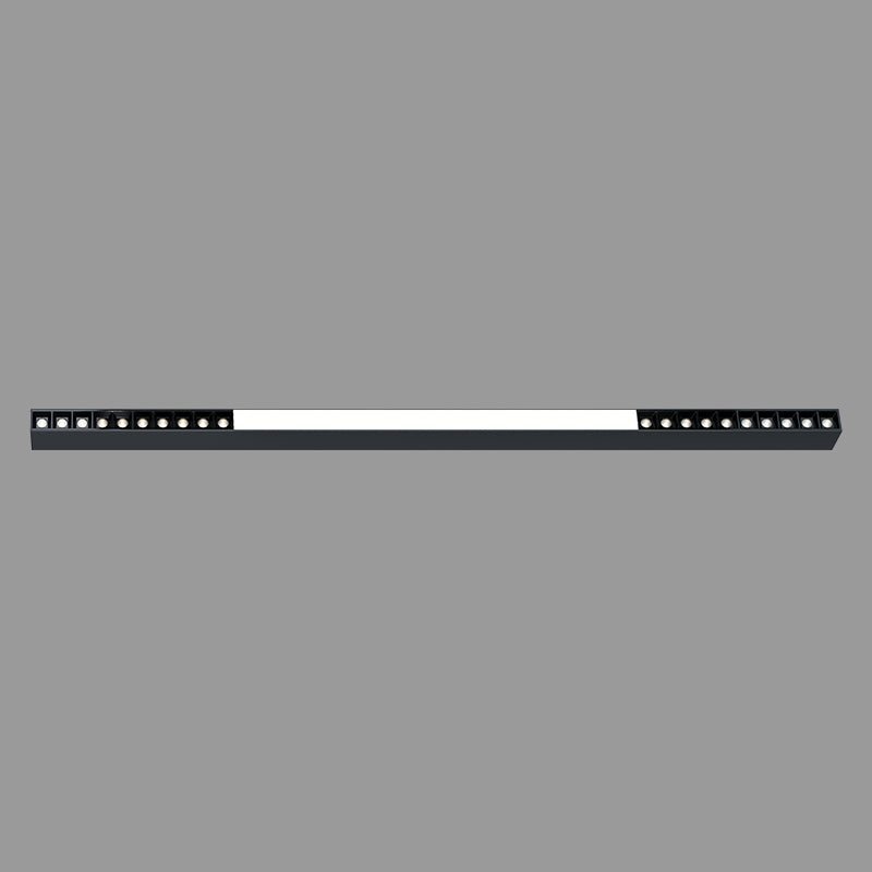 Line modern svävande lampa i aluminium