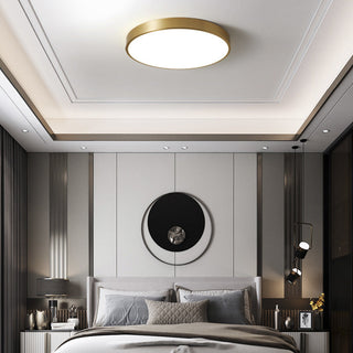 Quinn Design LED Guld Rund Taklampor Metall/Akryl Vardagsrum