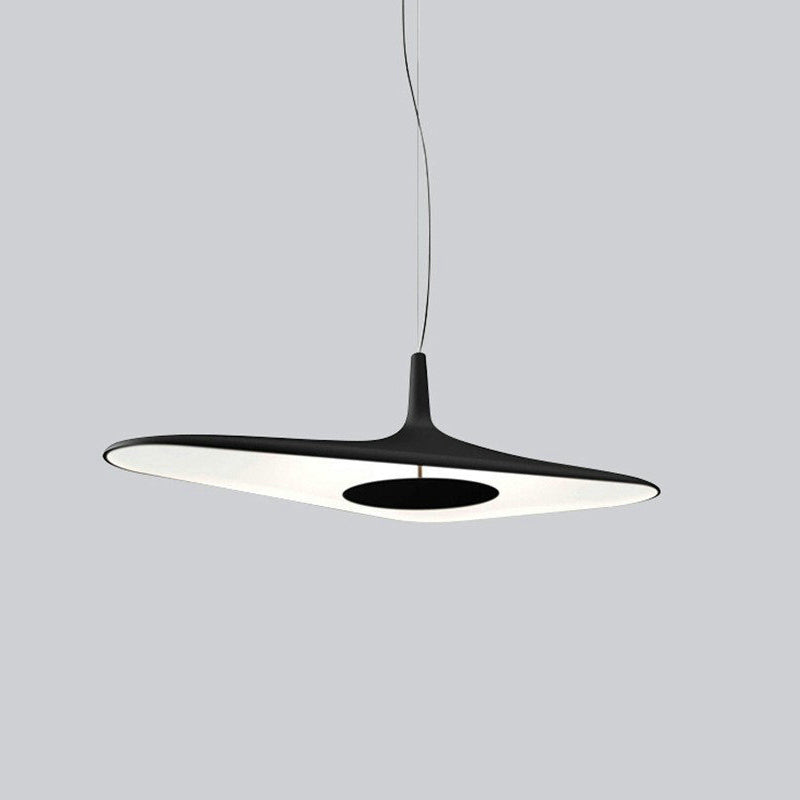 Arisha Modern Minimalist ResinCreative Pendant Light, Black/White