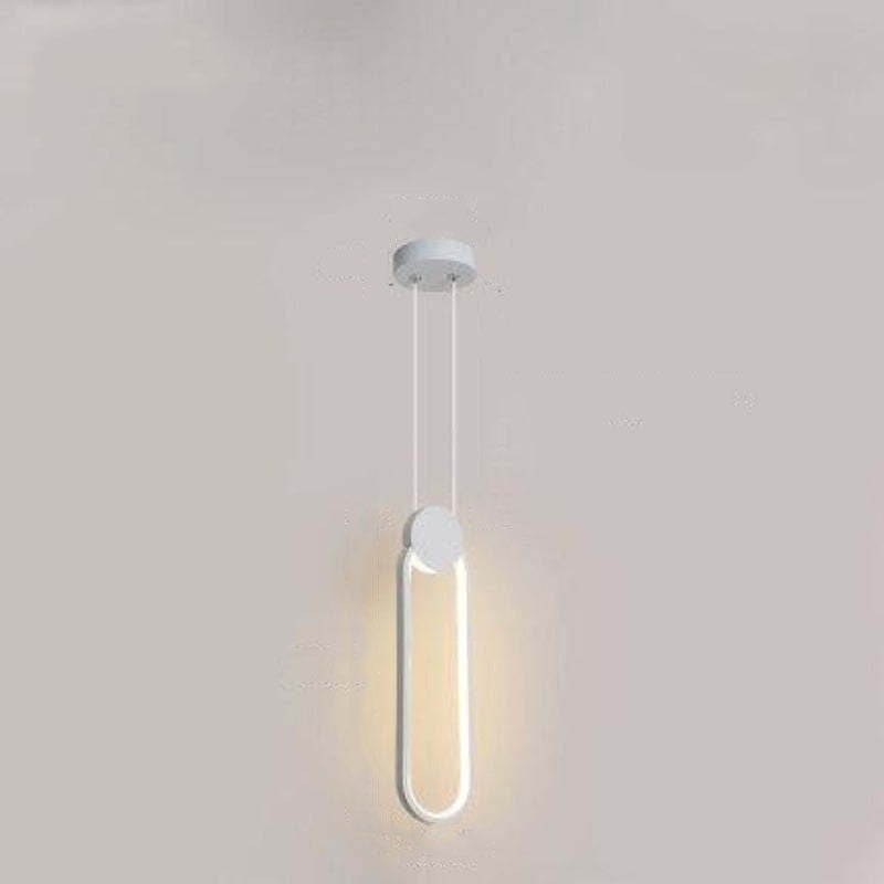 Kori modern svart/vit LED-pendellampa för vardagsrum