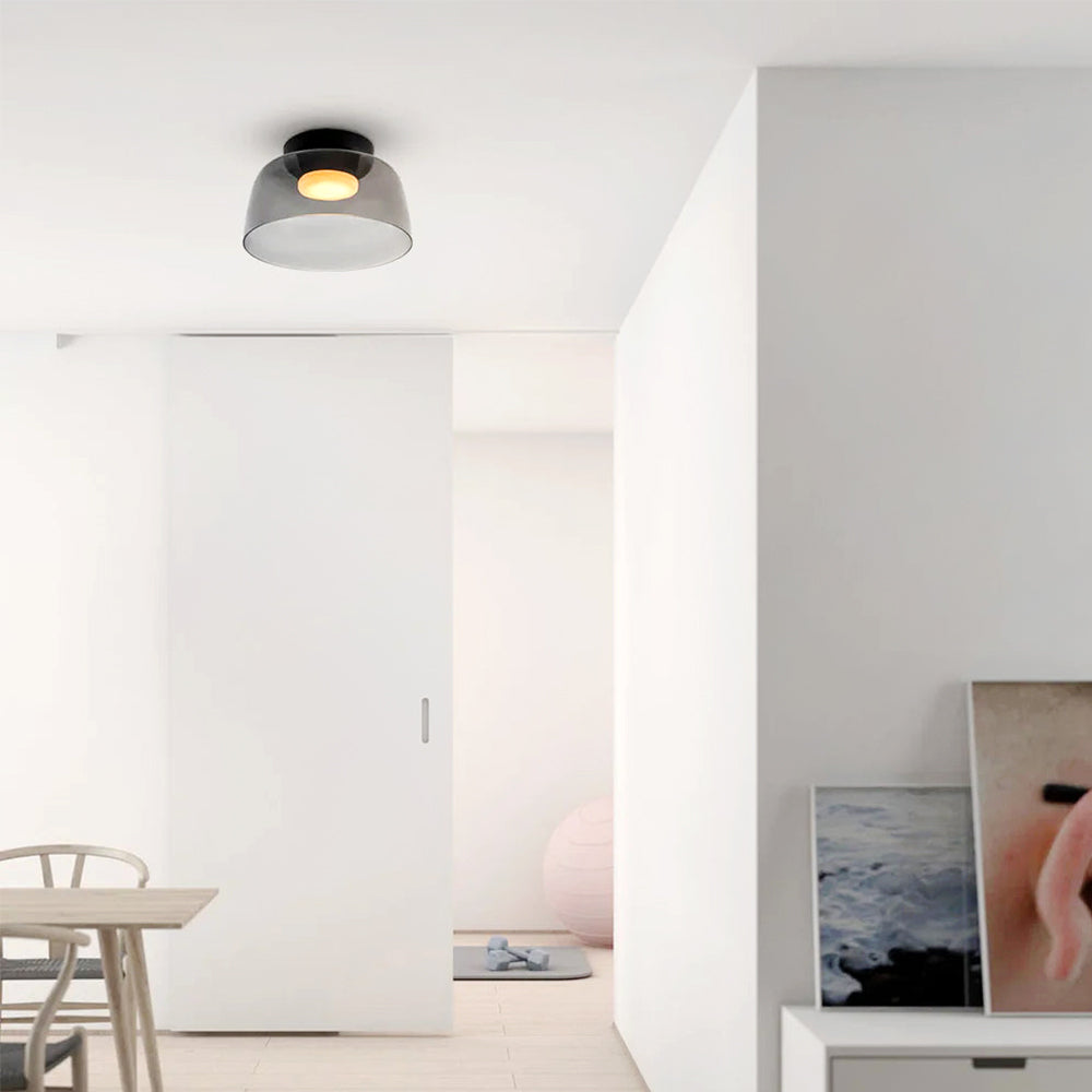 Aria moderne enkel kreativ glasloftslampe