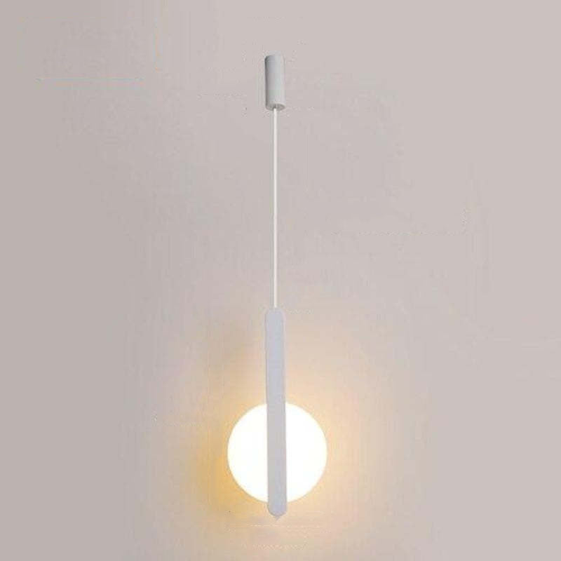 Kori modern svart/vit LED-pendellampa för vardagsrum