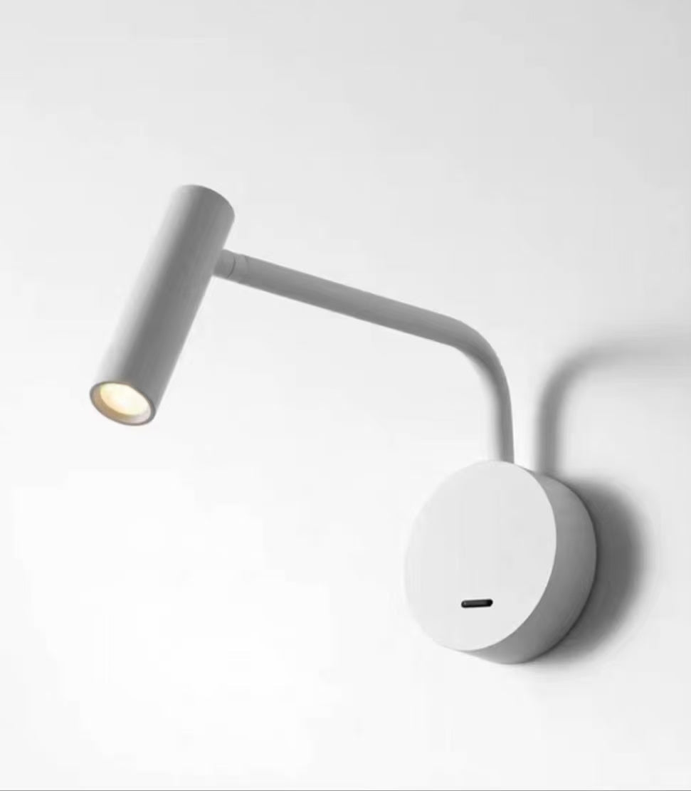 Arisha moderna vägglampor med svängarm, LED-spotlight för korridor