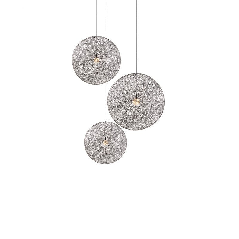 Caloette Spherical Woven Pendant Light