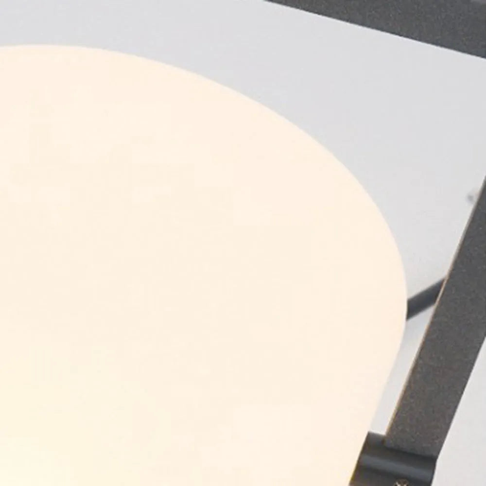 Ray minimalistisk udendørs landskabs- og stilampe i glas, hvid