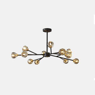 Valentina Modern Blåsning Pendellampa Mässing/Kristall Sovrum