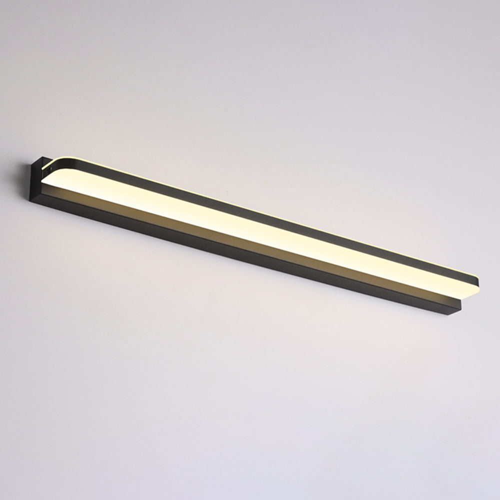 Arisha modern rektangulär vägglampa med spegel, svart/vit/krom/guld, badrum