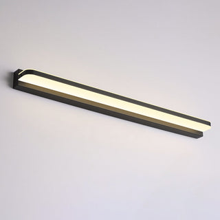 Leigh Vägglampa Rektangulär Modern Akryl Spegel, Svart/Vit/Krom/Guld, Badrum