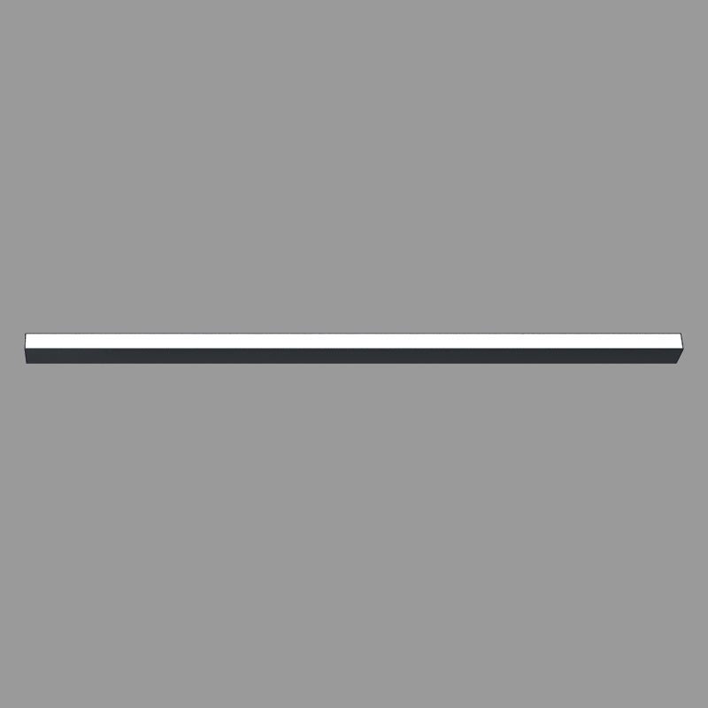 Line modern svävande lampa i aluminium