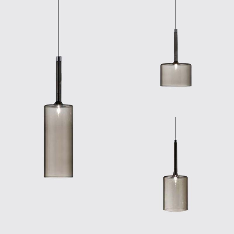 Valentina minimalistisk moderne LED-pendellampe i glas, 3 stilarter