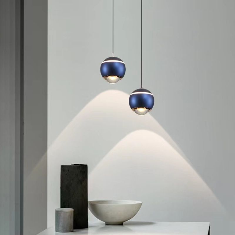 Valentina modern rund LED-pendellampa, köksö